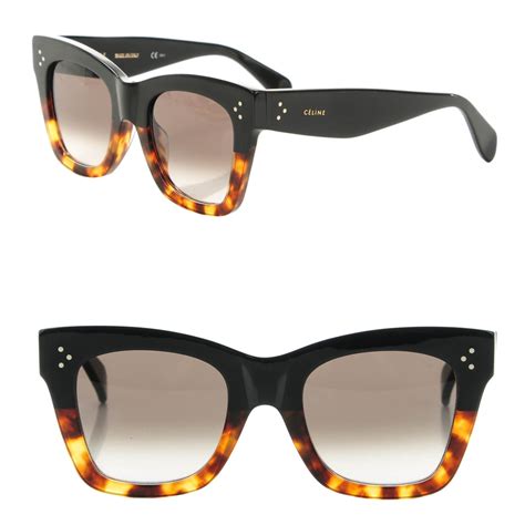 buy celine catherine sunglasses 41098|CELINE Catherine Sunglasses CL 41098/F/S Black Havana .